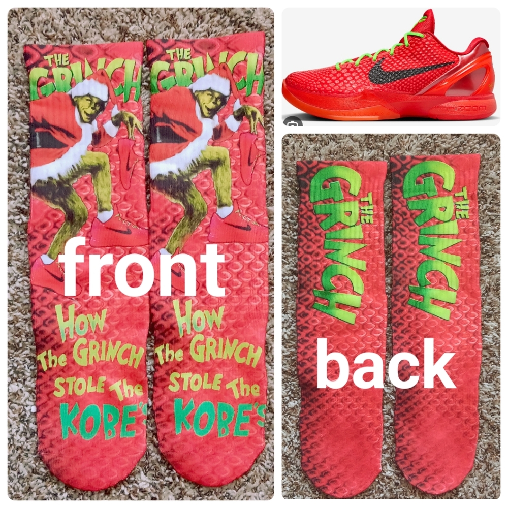 Kobe grinch reverse 6 socks